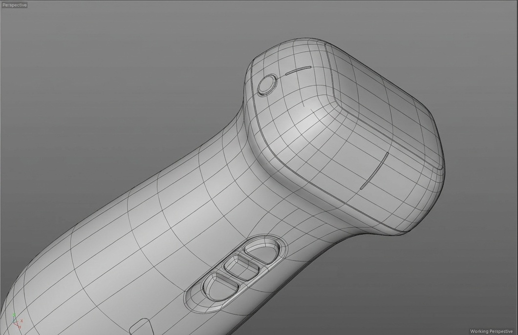 Working viewport, probe hero