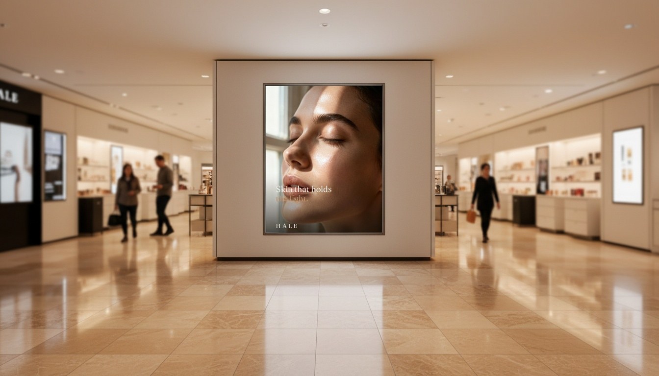 HALE, Print + out of home Beauty hall 1