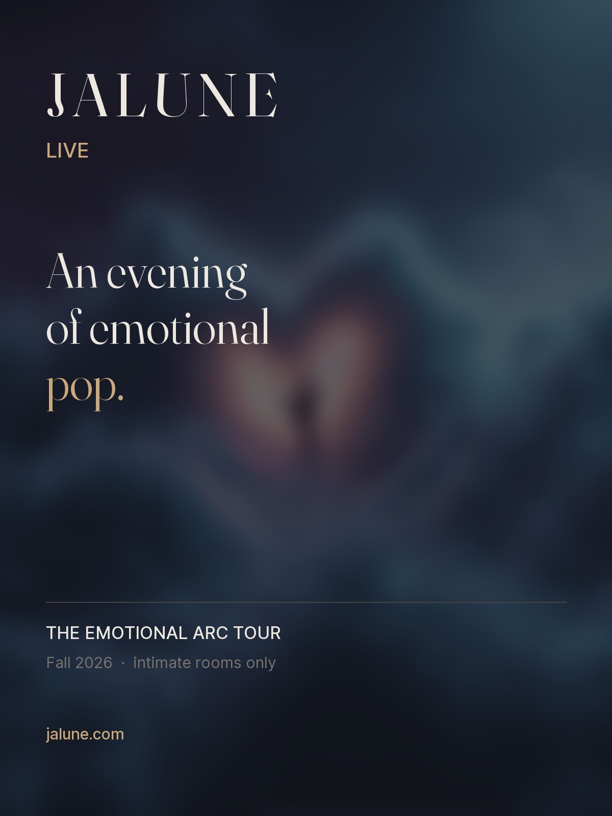 JALUNE, Live Show poster 1