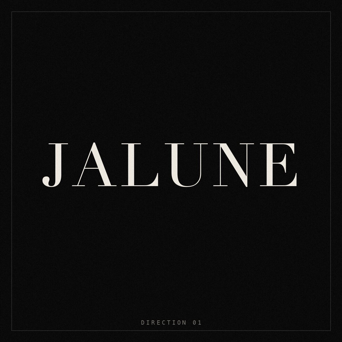 Hairline serif, tracked wide