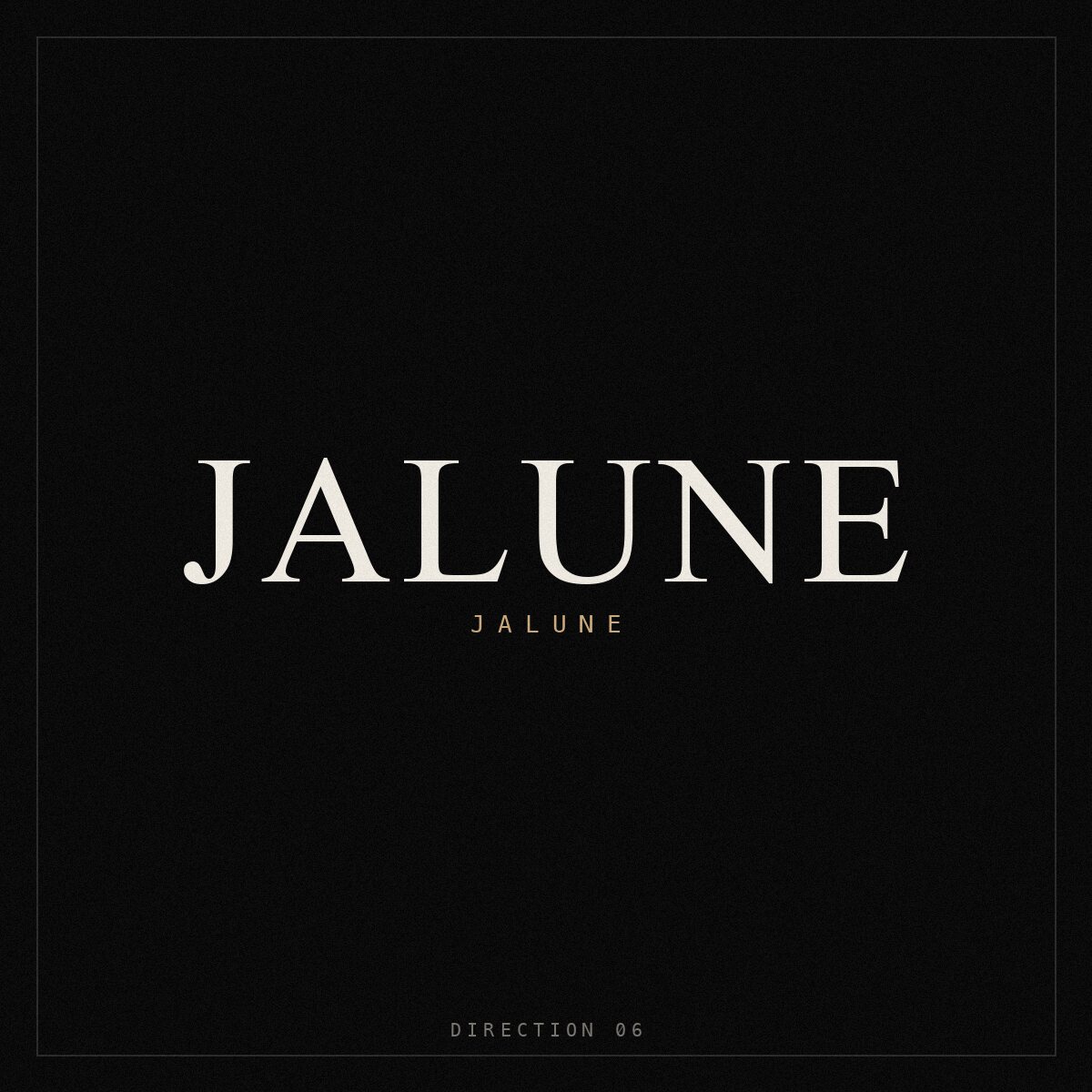 Wordmark with gold echo