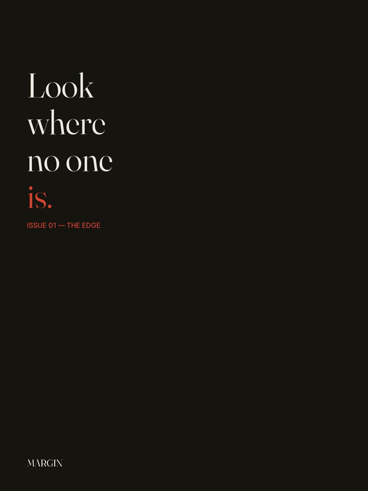 MARGIN, Poster series Pull-quote posters 1
