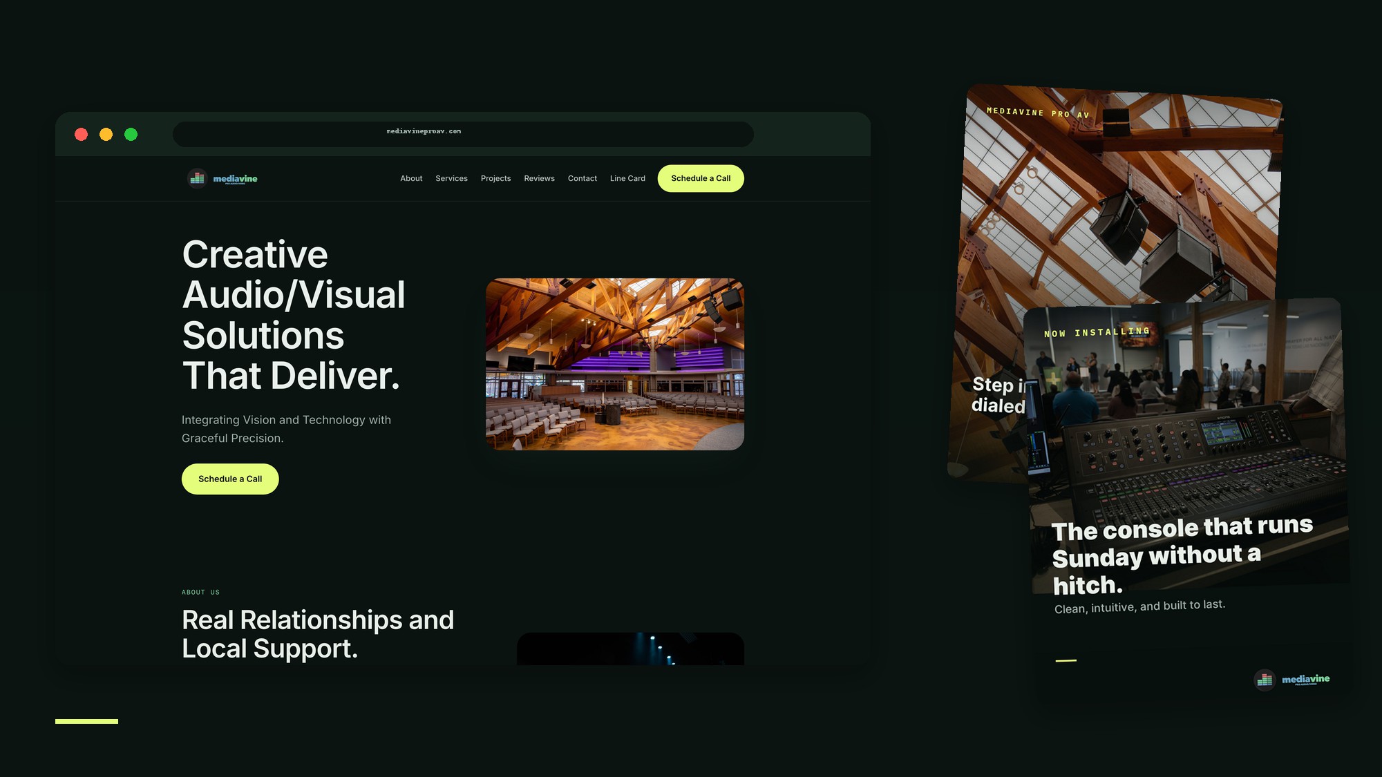 MediaVine Pro AV, Web, Content & Automation