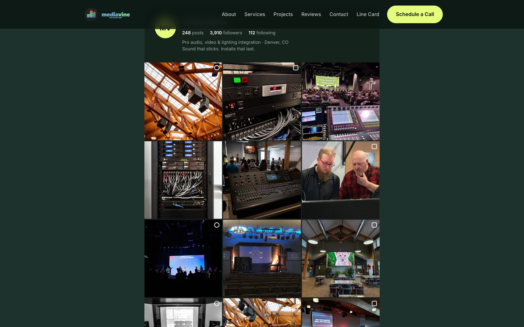 MediaVine Pro AV, The automation, in one scroll 16:10 4