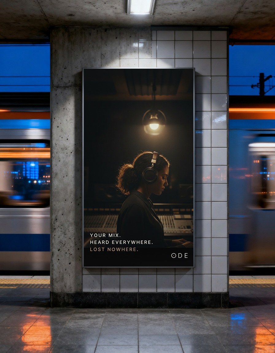 ODE · platform poster