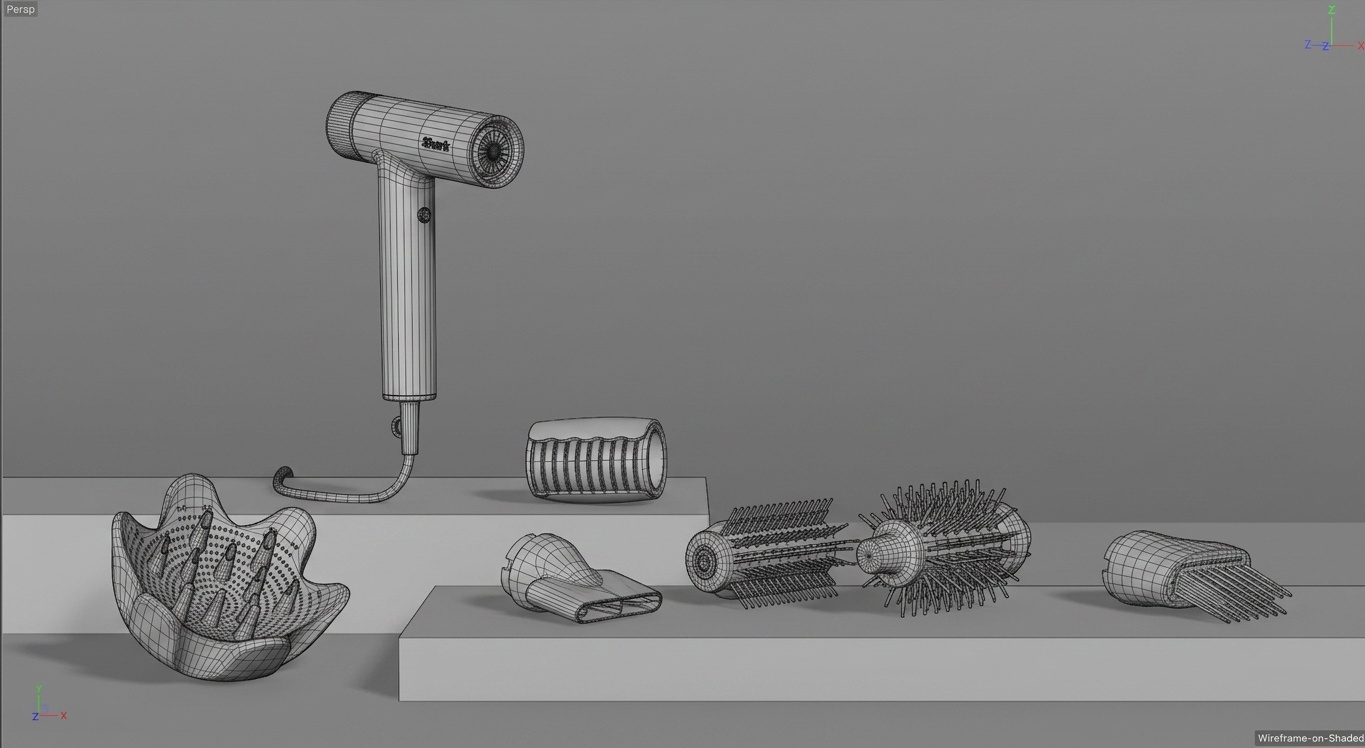 Working viewport, full system lineup