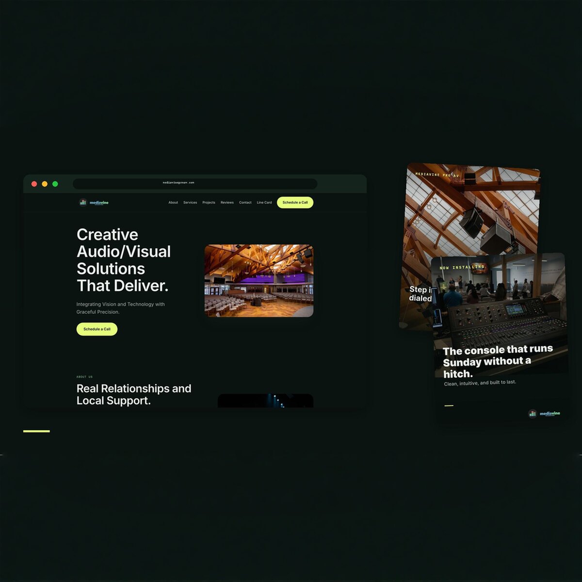 MediaVine Pro AV, Web, Content & Automation